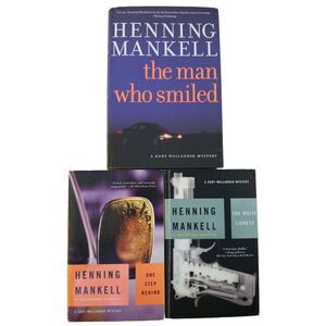 Henning Mankell‎ Kurt Wallander Mystery Lot 3 Crime Thriller Detective Suspense